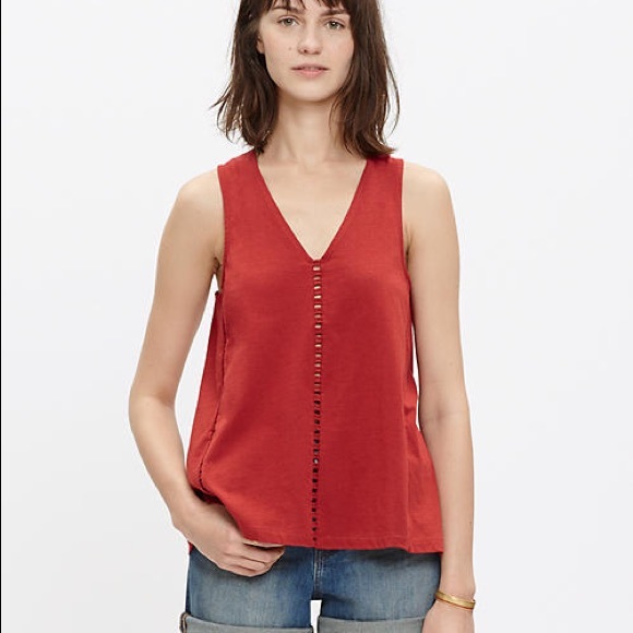 MADEWELL | Eyelet-Inset Tank - Picture 5 of 5